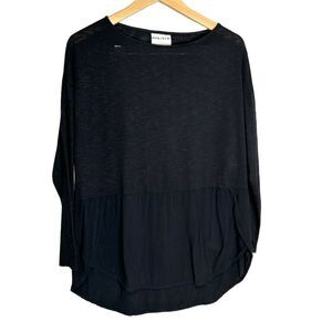 Ava & Viv Women’s Black Long Sleeve Blouse Size Large